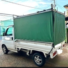 値下げ！！軽トラ用　フレーム付ホロ