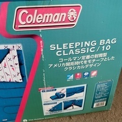 キャンプギア Coleman 寝袋の画像