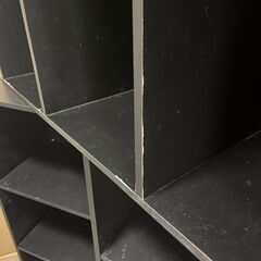 【1つ200円】カラーボックス(黒)【6つで0円】の画像