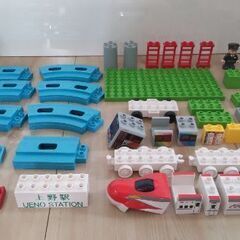 バンダイ おおきなターミナルブロックワゴンの画像