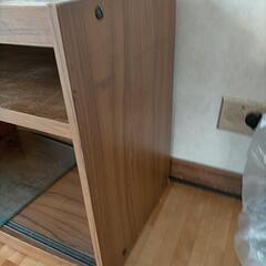 木目調 コンパクトTV台の画像