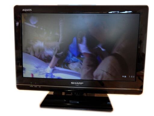 新札幌発 SHARP/シャープ AQUOS 19型液晶テレビ LC-19K5 リモコン付 2011年製 / 1834