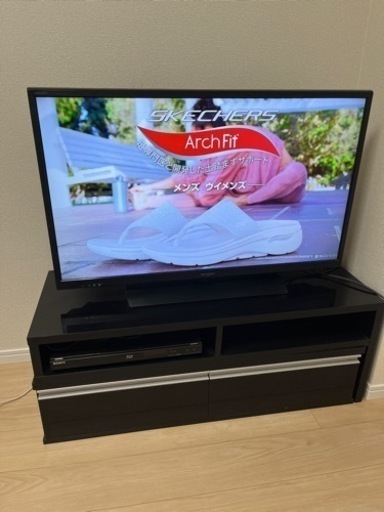 早い者勝ち！SHARP AQUOS液晶テレビ45インチ⭐︎テレビ台、SONY DVDプレイヤー3点セット！