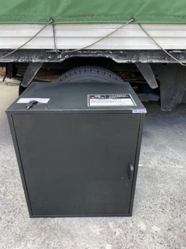 大容量 宅配ボックス 荷物受け1BOXタイプ スチール 置き型 鍵付き 盗難防止 通販用 ポスト 収納 キャビネット ラック 扉付 ロッカー No2427