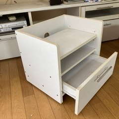 テレビ台　白　収納の画像