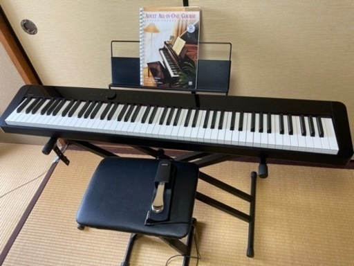 (取引完了)カシオ電子ピアノS1000 BK フルセット