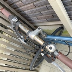 自転車　ワイヤー錠付きの画像