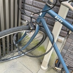 自転車　ワイヤー錠付きの画像