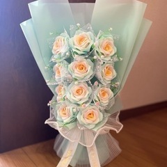 バラ　手作り　造花   【新品】