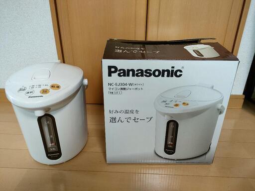 未使用　パナソニック製造　電気ポット3.0L　箱あり完売4000円/ 箱無し3500円 一台の価格です。