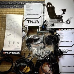 レーシングシュミレーターチェアーの画像