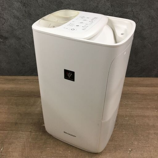 12/11終NH SHARP シャープ 加熱気化式加湿器 HV-H55-W ホワイト 2018年製 菊TK