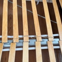 ダブルベッド(黒)差し上げます！の画像