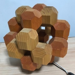 ☆フロアライト　木製の画像