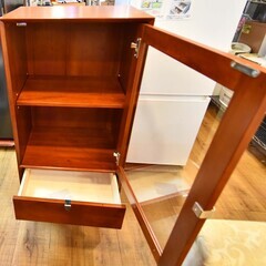 ☆未使用アウトレット☆北欧 ヴインテージ風 マホガニー ガラス