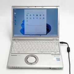 送料無料 保証付 日本製 高速SSD 12.1型 ノートパソコン Panasonic CF-SZ5PDYVS 中古良品 第6世代Core i5 8GB 無線 Bluetooth Win11 Office...