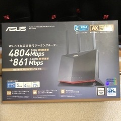 ASUS WiFi 無線 ルーターRT-AX86Uの画像