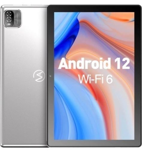 【新品】Android12 タブレット Bluetooth 6000mAh 軽量 高画質
