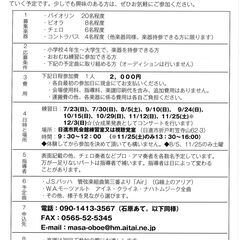 にっしんジュニアオーケストラ参加者募集の画像