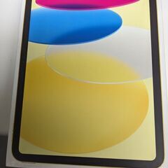 本日限定値下げ ipad10 イエロー 箱に傷あり、新品未開封の画像