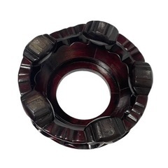水晶玉 ガラス玉 クリスタル玉 パワーストーン 無色透明 風水グッズ 開運グッズ 占いグッズ 特大20cm 木製台座付きの画像