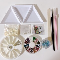 ネイルアート用品 ShinyCrystal ストーン ラメパウダー デコパーツの画像