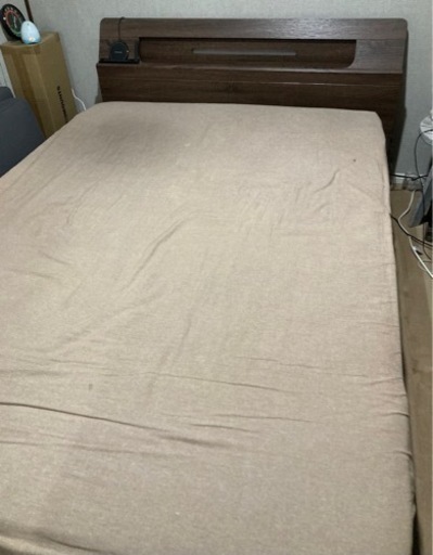 ダブルベット　マットレス付