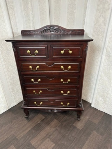 【ご購入者様決定
】定価¥120000-Cecilene セシレーヌシリーズ　アンティーク風チェスト