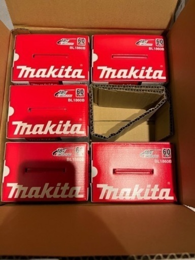 マキタ純正バッテリー　18V6Ah 5個セット