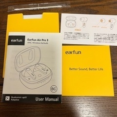 ワイヤレスイヤホン　EarFun Air Pro 3の画像