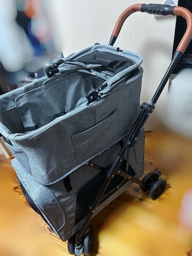 取り外し可能な2段ペットカート