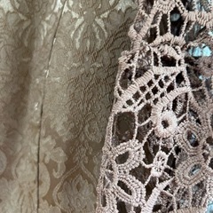 新品同様　Dress+  ドレスプラス　パーティードレス　ダマスク柄　ワンピースの画像