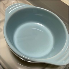 ル・クルーゼ ベビー 食器 お食い初め セット 水色 6点セット の画像