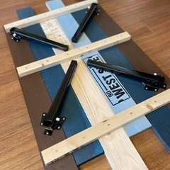 【お取引中】最終値下げ‼️アンティーク　ヴィンテージ風カフェテーブル　サイドテーブルの画像
