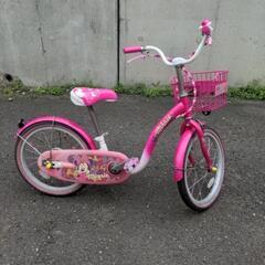 キッズ　自転車　ミニーちゃん　１８インチ