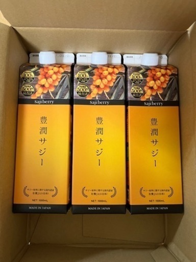 豊潤　サジー　1000ml 3本セット