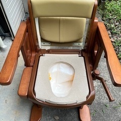 ポータブルトイレ木製