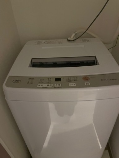 全自動洗濯機 Sシリーズ ホワイト AQW-S60J-W [洗濯6.0kg /乾燥機能無 /上開き]