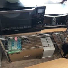 【決まりました】2段メタルラック　サビあり