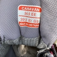 24.5cm キャラバンcaravan 登山靴の画像