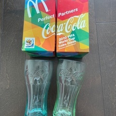 コカコーラ　グラス2個セット　マクドナルド