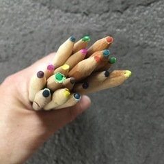 クレヨン、色鉛筆の画像