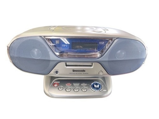 NO.615 【2005年製】Panasonic CD/MDコンポ ラジオ RX-MDX61