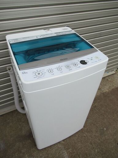 Hisense2018年製5.5㎏全自動洗濯機 美品 送料無料 17 【清掃済】 ハイアール 5.5㎏ 全自動洗濯機 2018年