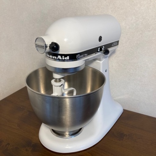 キッチンエイド美品　classic plus KSM75WH