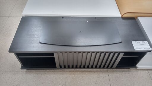★ジモティ割あり★  テレビ台 黒 H40×D44×W120 クリーニング済み TJ1241