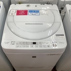 SHARP シャープ 全自動洗濯機 ES-G7E5-KW 2018年製【トレファク 川越店】