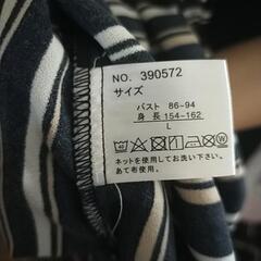 縦しまのブラウスの画像