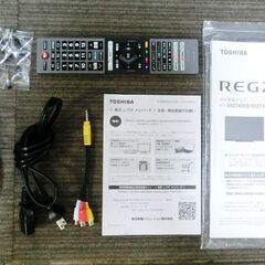 【美品　高年式】TOSHIBA　東芝　4K液晶テレビ　65V型　REGZA　レグザ　65Z740XS　2021年製　動作良好　リモコン付きの画像