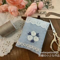 7/16(日)ほか刺繍ワークショップ　ホワイトローズのチャーム作り